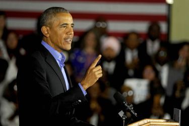 Barack Obama a soutenu la candidature de Phil Murphy au poste de gouverneur du New Jersey le 19 octobre 2017 dernier.