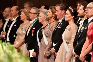 La famille royale de Suède à Stockholm, le 10 décembre 2017
