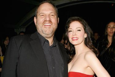 Avec Rose McGowan en 2007, lors de la première de « Grindhouse » de Tarantino et Rodriguez. Dix ans plus tard, elle l&#039;accuse d&#039;agression sexuelle. 