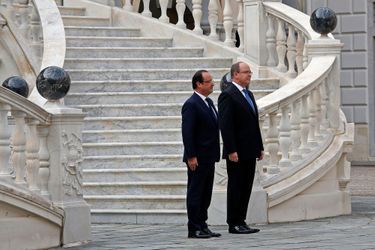 Le prince et le président - Albert de Monaco et François Hollande