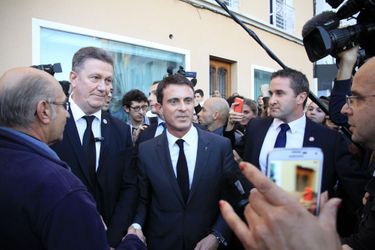 Manuel Valls en visite à Moirans, le 20 octobre dernier.