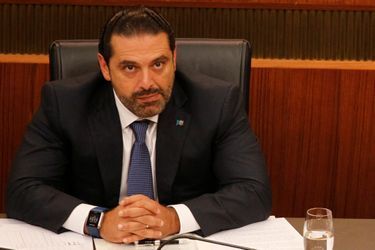Saad Hariri à Beyrouth, au Liban le 18 octobre 2017. 