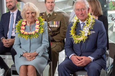 La duchesse de Cornouailles Camilla avec le prince Charles, le 18 novembre 2019 en Nouvelle-Zélande