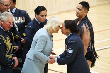 La duchesse de Cornouailles Camilla avec le prince Charles en Nouvelle-Zélande, le 18 novembre 2019