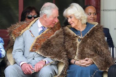 La duchesse de Cornouailles Camilla avec le prince Charles en Nouvelle-Zélande, le 20 novembre 2019