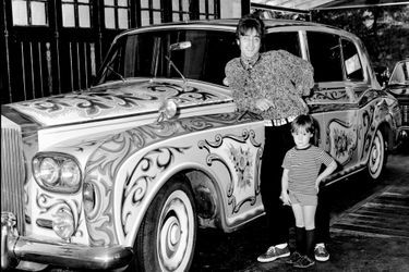 John Lennon et Julian en 1969