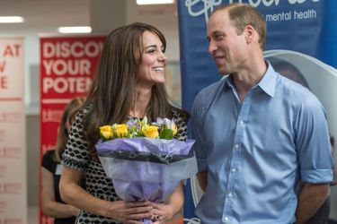 La prince William et son épouse la duchesse de Cambridge à Londres, le 10 octobre 2015 