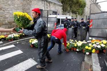 Manifestation mouvementée à Quimper - Crise en Bretagne