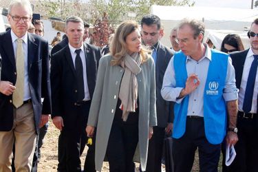 Valérie Trierweiler auprès des réfugiés syriens - En visite au Liban
