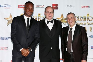 Albert de Monaco, Didier Drogba et Antonio Caliendo