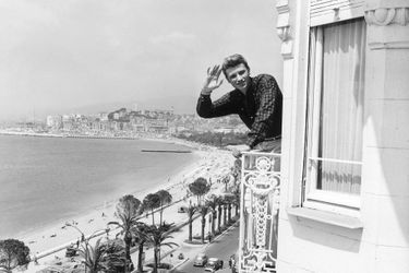 Johnny Hallyday à Cannes en 1962.