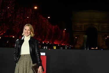 Ludivine Sagnier lors de l'inauguration des illuminations de l'Avenue des Champs-Elysées à Paris, le 24 novembre 2019.