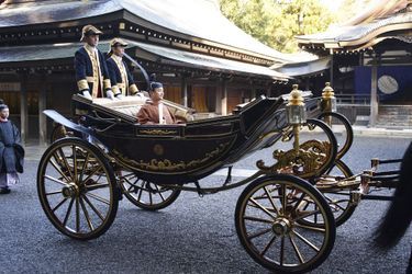L&#039;empereur Naruhito du Japon au sanctuaire d&#039;Ise, le 23 novembre 2019