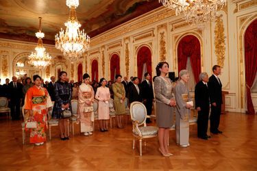 La princesse Alexandra et le grand-duc Henri de Luxembourg avec la famille impériale du Japon à Tokyo, le 29 novembre 2017