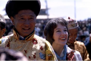 La reine Hope et le roi Palden Thondup Namgyal, chogyal du Sikkim, en 1965