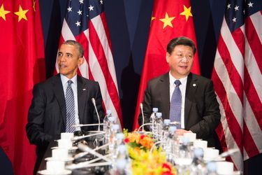 Le président américain Barack Obama et le président chinois Xi Jinping