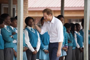 Le prince Harry à Johannesburg, le 3 décembre 2015