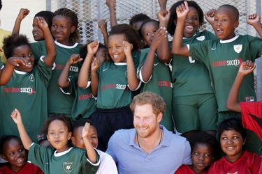 Le prince Harry au Cap, le 30 novembre 2015