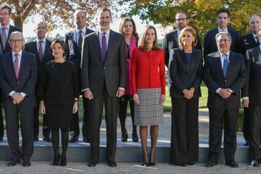 Le roi Felipe VI et la reine Letizia d&#039;Espagne à Madrid, le 30 novembre 2017