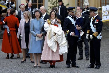 La famille royale de Suède à Stockholm, le 1er décembre 2017
