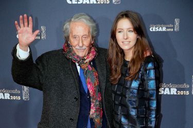 Jean Rochefort et sa fille Clémence en 2015
