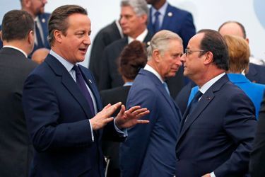 David Cameron et François Hollande