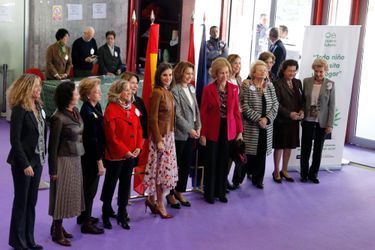 La reine Letizia d'Espagne et l'ex-reine Sofia à Madrid, le 19 novembre 2019