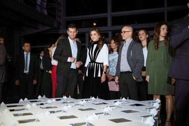 La reine Rania de Jordanie inaugure la Amman Design Week 2017, le 5 octobre 2017