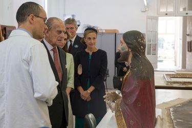 Le prince Philippe au Centre du patrimoine de Malte, le 28 novembre 2015