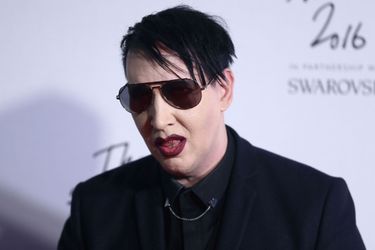 Marilyn Manson aux Fashion Awards 2016, à Londres, en décembre dernier. 