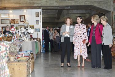 La reine Letizia d&#039;Espagne et sa belle-mère l&#039;ex-reine Sofia à Madrid, le 19 novembre 2019