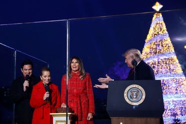 Melania et Donald Trump à Washington, le 30 novembre 2017.