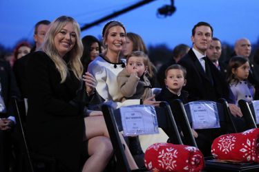 Tiffany Trump, Ivanka Trump et Jared Kushner à Washington, le 30 novembre 2017.