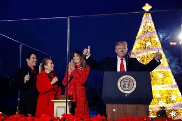 Melania et Donald Trump à Washington, le 30 novembre 2017.