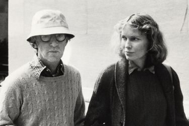 Woody Allen avec Mia Farrow, août 1984