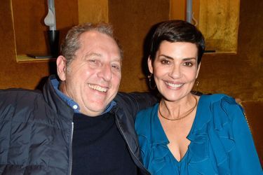 Cristina Cordula et son époux Frédéric Cassin à Paris, le 27 novembre 2017.