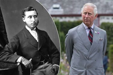 Le prince Albert Edward (futur roi Edward VII) entre 1860 et 1865 -  Le prince Charles le 14 juillet 2017