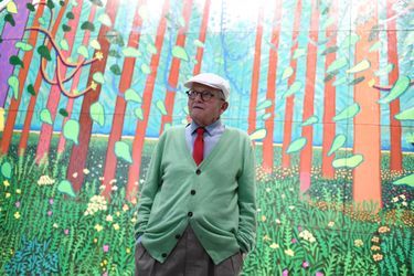 David Hockney - Arrival of spring in Woldgate