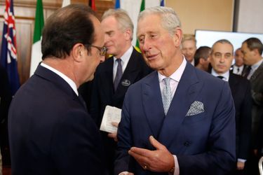 François Hollande et le prince Charles 