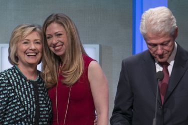 Hilary, Chelsea et Bill Clinton