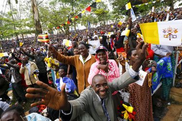Le pape François en Ouganda, le 28 novembre 2015