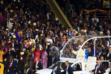 Le pape François en Ouganda, le 28 novembre 2015