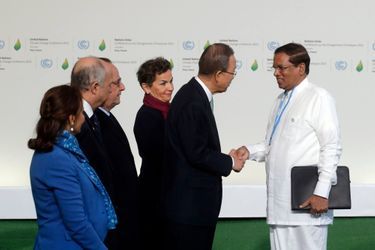 Le président sri-lankais Maithripala Sirisena