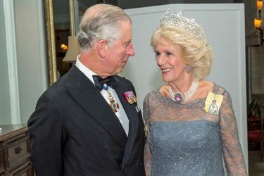 Le prince Charles et la duchesse de Cornouailles Camilla à Attard sur l&#039;île de Malte, le 27 novembre 2015