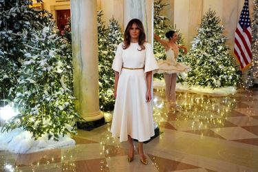 Melania Trump à la Maison Blanche, le 27 novembre 2017.