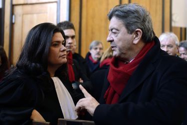Raquel Garrido et Jean-Luc Mélenchon en décembre 2013.