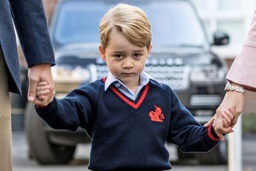 Le prince George fait sa première rentrée à Londres, le 7 septembre 2017
