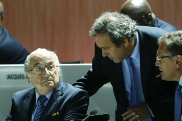 Michel Platini et Sepp Blatter en mai dernier