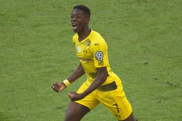 Ousmane Dembélé en mai dernier lors du match du Borussia Dortmund contre Eintracht Francfort. 