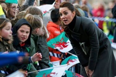 La duchesse de Cambridge Kate à Caernarfon, le 20 novembre 2015